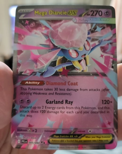 Mega Diancie ex 041/094 ME02: Phantasmal Flames — front
