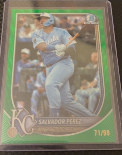 2025 Bowman Chrome #23 Salvador Perez — front