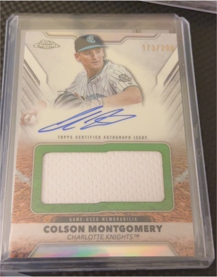 2025 Topps Chrome Pro Debut #PDJAR-CMO Colson Montgomery — front