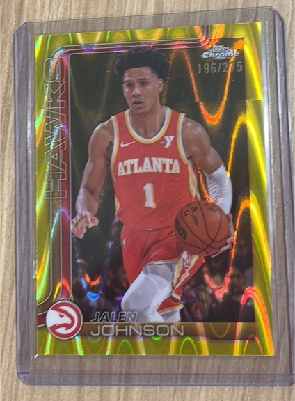 2025-26 Topps Chrome #56 Jalen Johnson — front