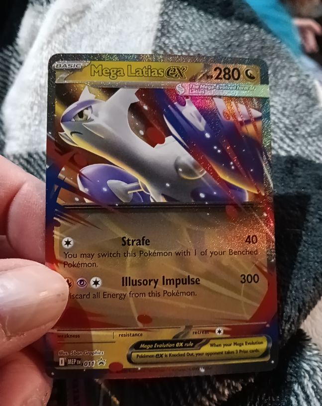 2025 Pokemon Mega Evolution Promo #011 Mega Latias ex — front