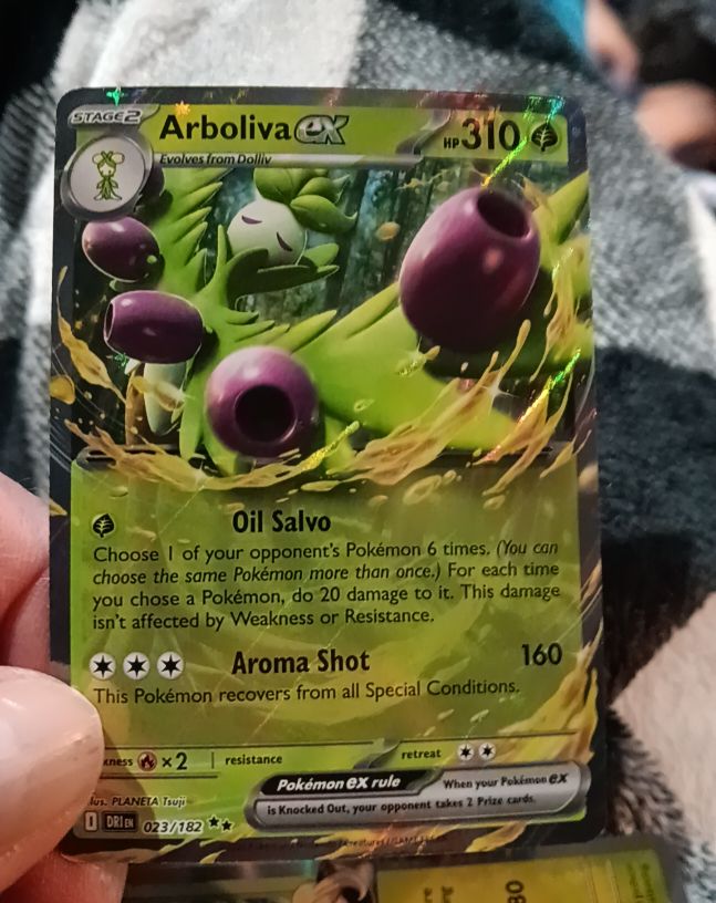 2023 Pokémon TCG Destined Rivals #023 Arboliva ex — front