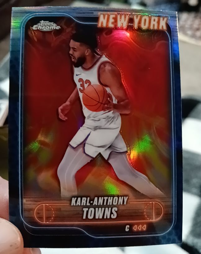 2024-25 Topps Chrome #52 Karl-Anthony Towns — front