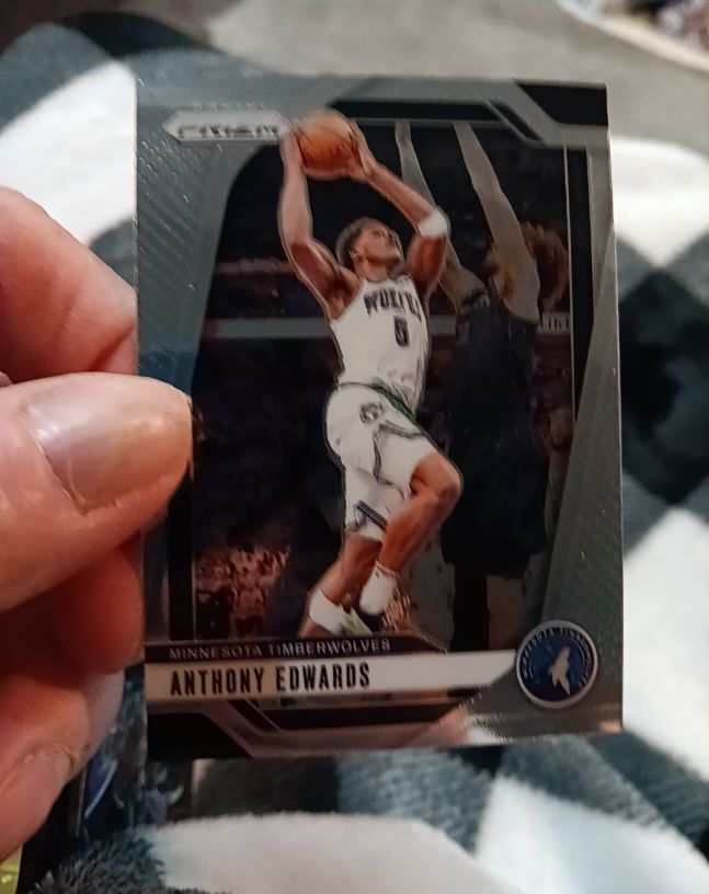 2024-25 Panini Prizm #100 Anthony Edwards — front