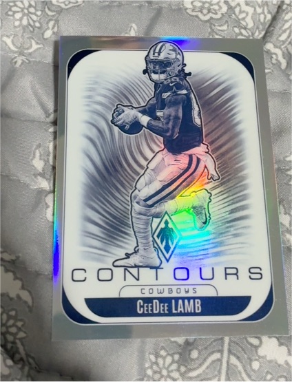 2025 Panini Phoenix #9 CeeDee Lamb Contours Silver — front