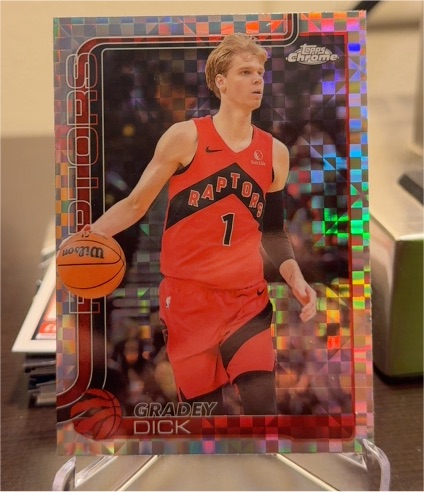 2025-26 Topps Chrome #214 Gradey Dick — front
