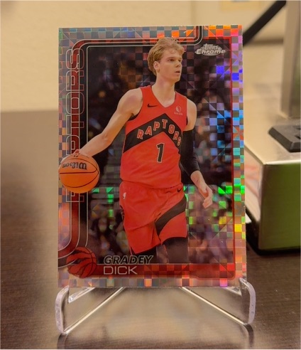 2025-26 Topps Chrome #214 Gradey Dick — front