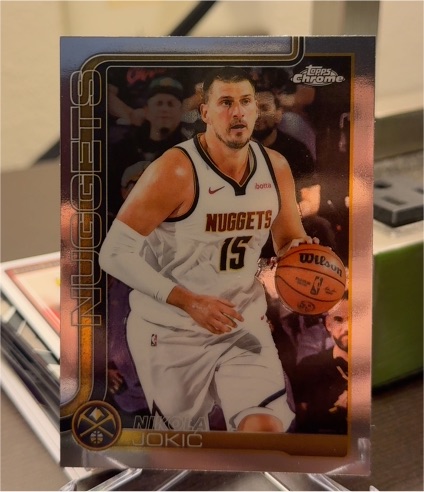 2025-26 Topps Chrome #25 Nikola Jokić — front