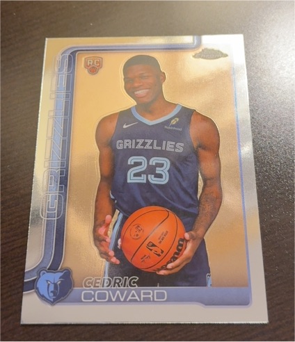 2025-26 Topps Chrome #261 Cedric Coward — front