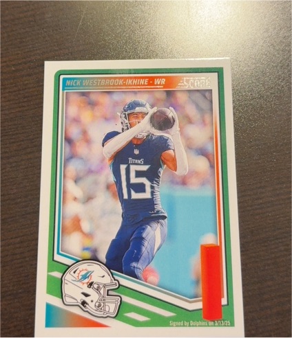 2025 Panini Score #29 Nick Westbrook-Ikhine — front