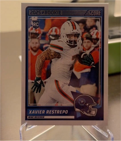 2025 Panini Score #6 Xavier Restrepo — front