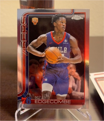 2025-26 Topps Chrome #253 VJ Edgecombe — front