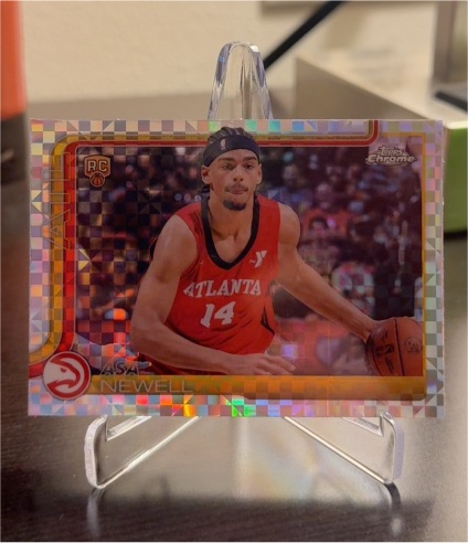 2025-26 Topps Chrome #273 Asa Newell — front