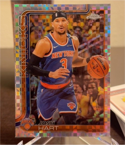 2025-26 Topps Chrome #160 Josh Hart — front