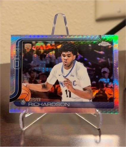 2025-26 Topps Chrome #275 Jase Richardson — front
