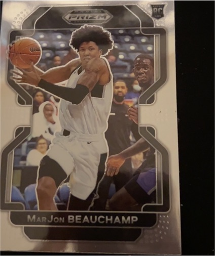 2022-23 Panini Prizm Draft Picks #72 MarJon Beauchamp Rookie RC — front