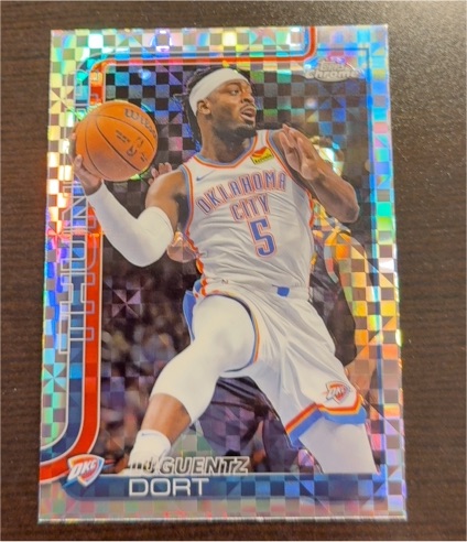 2025-26 Topps Chrome #177 Luguentz Dort — front