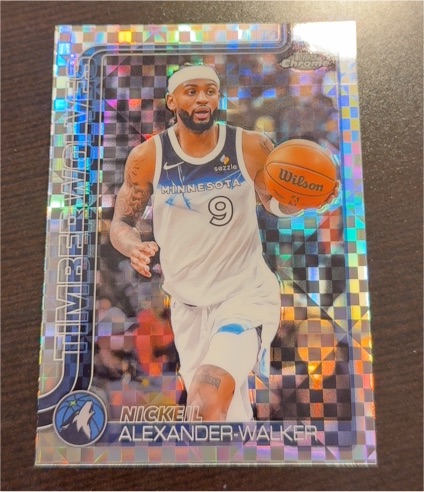 2025-26 Topps Chrome #193 Nickeil Alexander-Walker — front