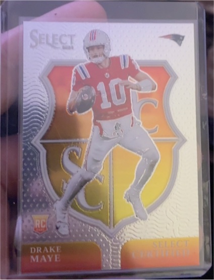 2024 Panini Select #3 Drake Maye Select Certified Rookies — front