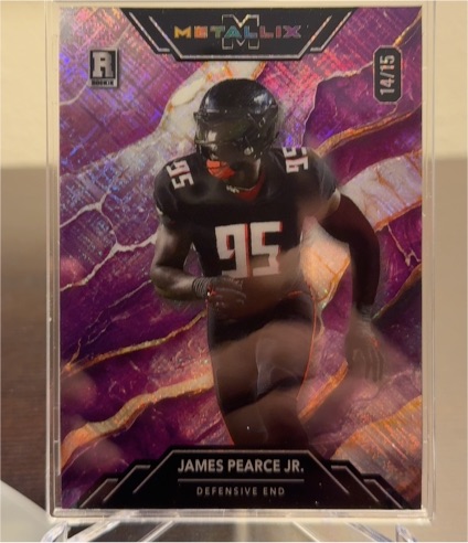 2025 Wild Card Metallix #WMF-JP James Pearce Jr. — front