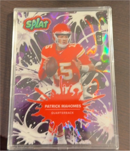 2025 Wild Card Splat #SPLAT Patrick Mahomes — front