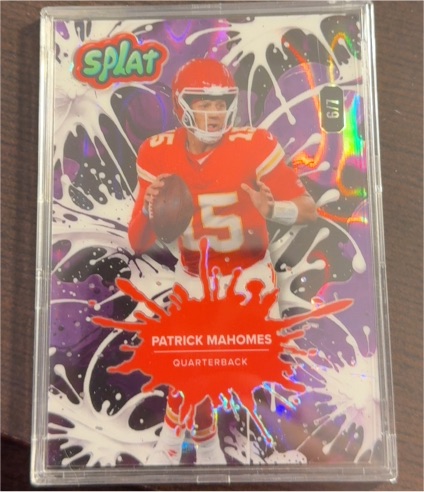 2025 Wild Card Splat #SPLAT Patrick Mahomes — front