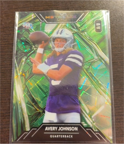 2025 Panini Wild Card Metallix #8 Avery Johnson — front