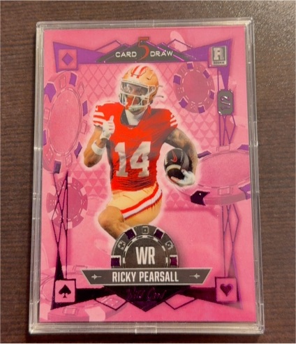 2024 Wild Card 5 Card Draw Ricky Pearsall — front