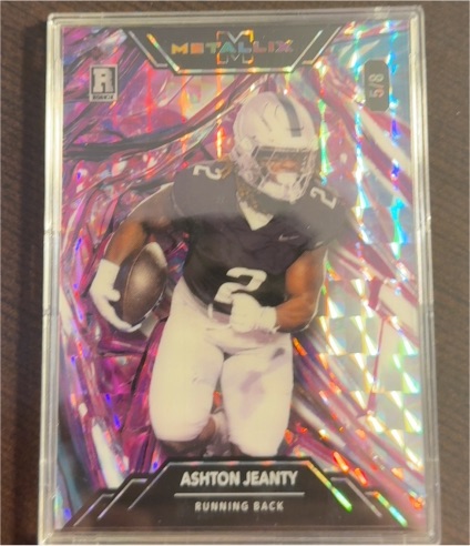2025 Wild Card Metallix #WMMF-AJ Ashton Jeanty — front