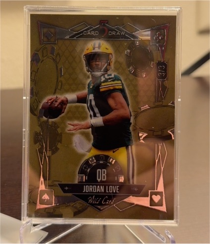 2024 Wild Card 5 Card Draw #Jordan Love — front