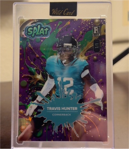 2025 Wild Card Splat #11 Travis Hunter — front
