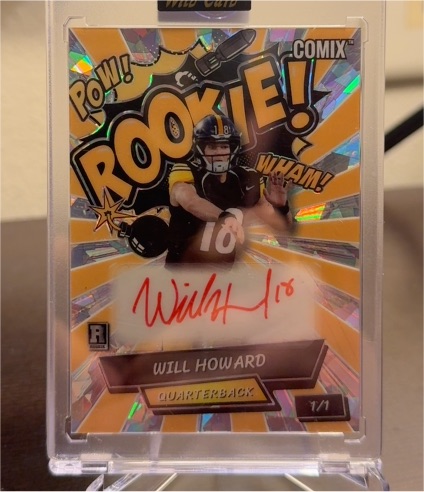 2025 Wild Card Comix Rookie #Will Howard — front
