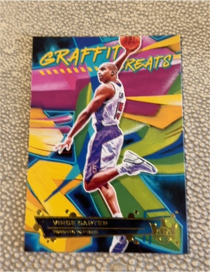 2021-22 Panini Court Kings #25 Vince Carter Graffiti Greats — front