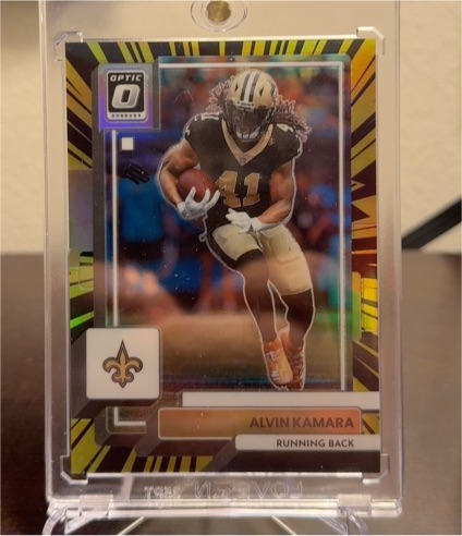 2022 Panini Donruss Optic #140 Alvin Kamara — front