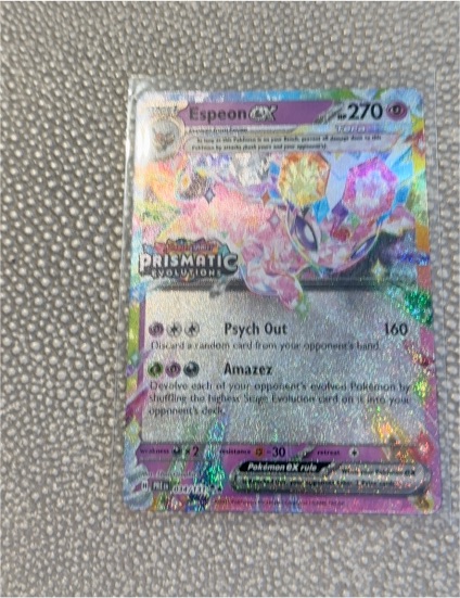 2017 Pokemon Prismatic Evolutions #034 Espeon GX — front