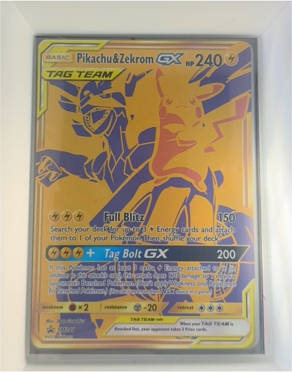 2021 Pokémon TCG Pikachu & Zekrom GX SM248 — front