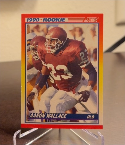 1990 Score #620 Aaron Wallace — front