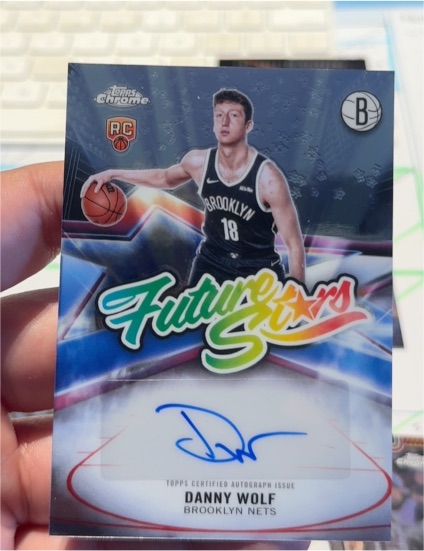 2025-26 Topps Chrome Basketball Future Stars Danny Wolf — front