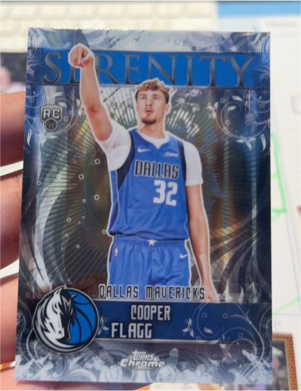 2025-26 Topps Chrome #SY-11 Cooper Flagg Serenity — front