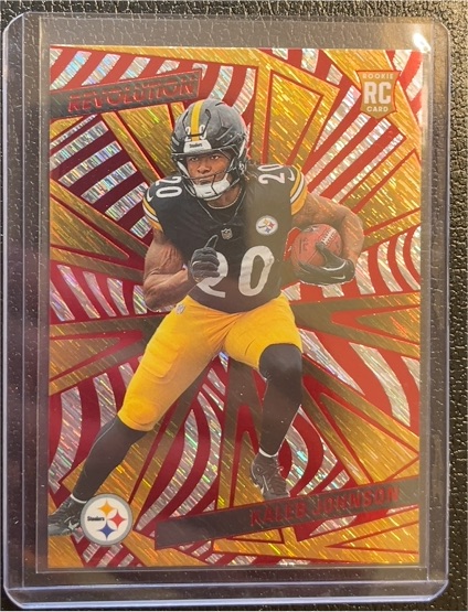 2025 Panini Revolution #223 Kaleb Johnson — front