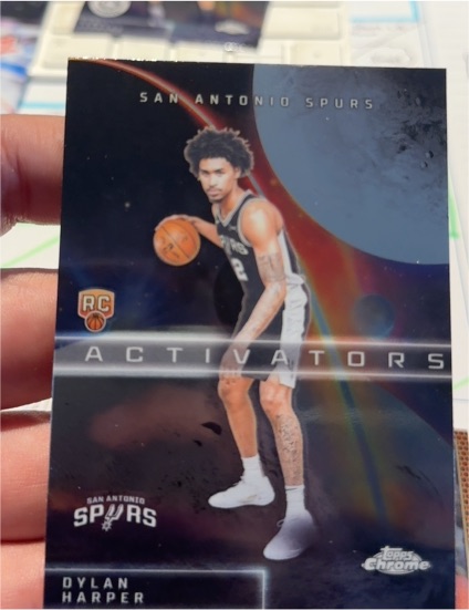 2025-26 Topps Chrome #AC-12 Dylan Harper Activators Rookie — front