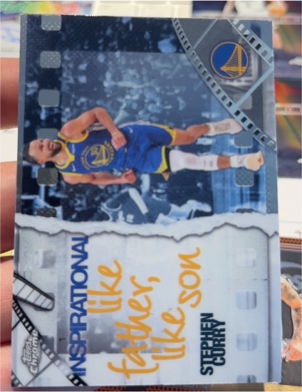 2025-26 Topps Chrome #IP-2 Stephen Curry Inspirational Insert — front