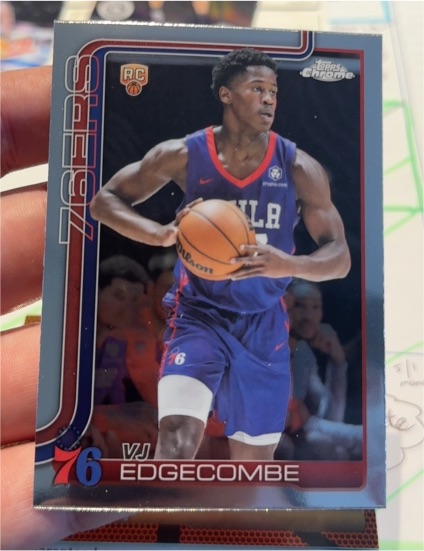 2025-26 Topps Chrome #253 VJ Edgecombe — front
