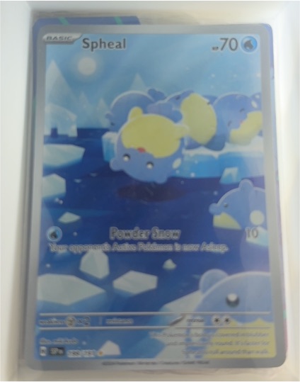 2024 Pokémon Scarlet & Violet SV08: Surging Sparks #199 Spheal — front