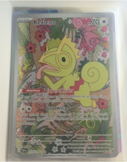 2024 Pokémon SV08: Surging Sparks #213/191 Kecleon Illustration Rare — front