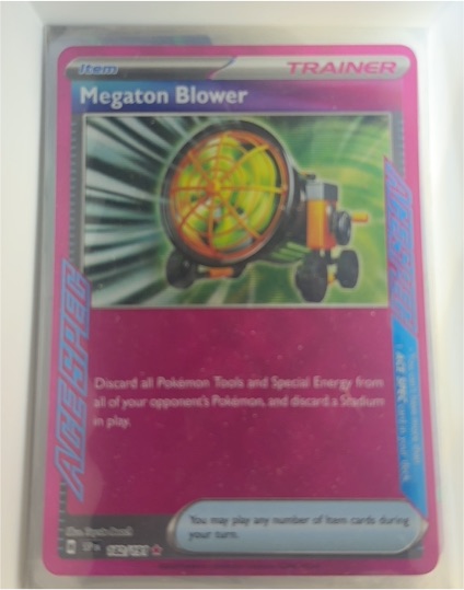 2024 Pokémon TCG SV08: Surging Sparks #182 Megaton Blower — front