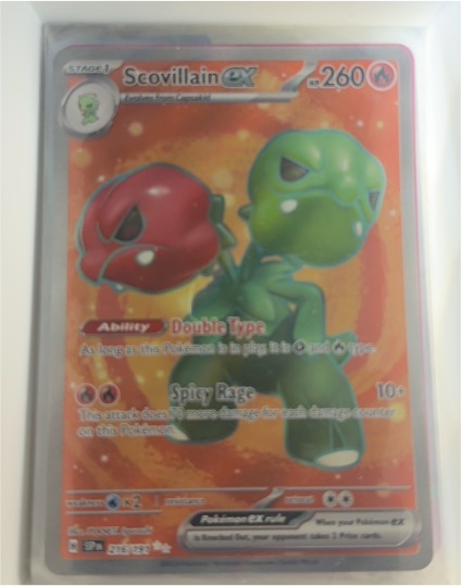2024 Pokémon SV08: Surging Sparks #216 Scovillain ex — front