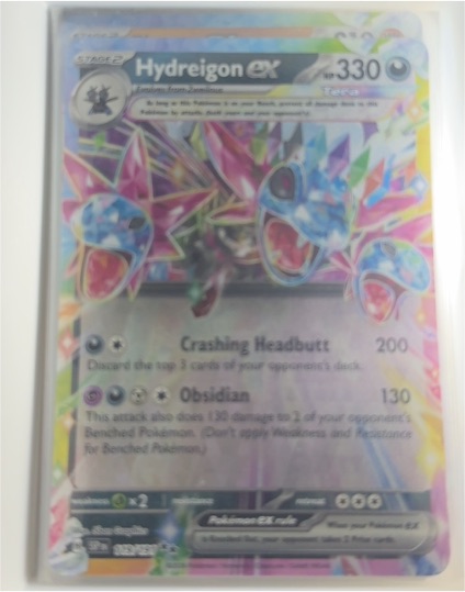 2024 Pokemon SV08: Surging Sparks #119 Hydreigon ex — front