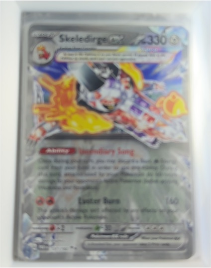 2023 Pokemon SV04: Paradox Rift #137 Skeledirge ex — front