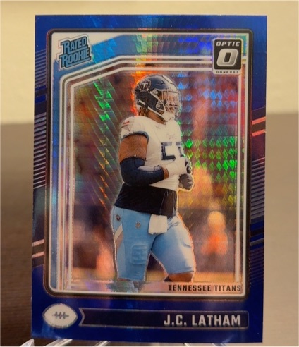 2024 Donruss Optic #234 J.C. Latham — front
